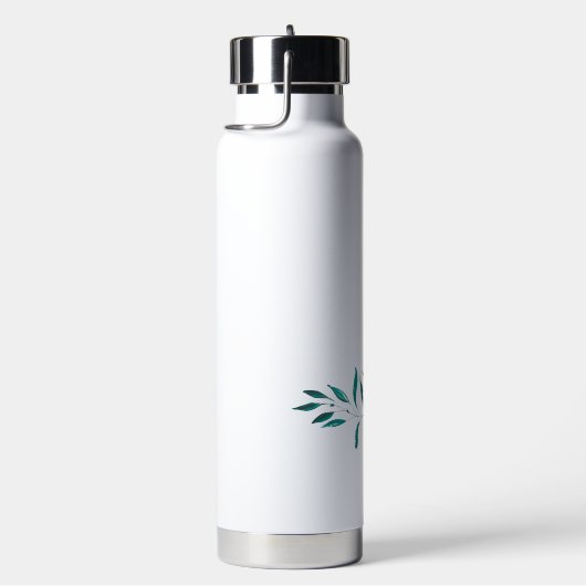 Flasche mit klassischer Blume. (rechts)