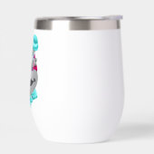 Flasche mit künstlichem Wasser (Links)