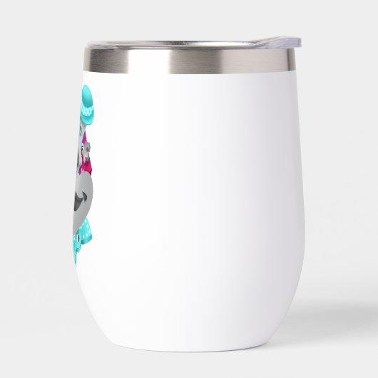 Flasche mit künstlichem Wasser (Links)