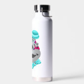 Flasche mit künstlichem Wasser (Links)