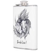Flasche mit Liebe trinken Flachmann (Links)