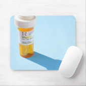 Flasche mit Medikamenten Mousepad (Mit Mouse)