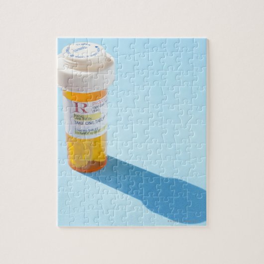 Flasche mit Medikamenten Puzzle (Vertikal)