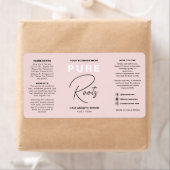 Flasche mit Minimalistischem Blütenpinsel (Insitu)