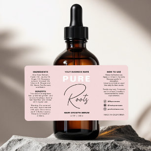 Flasche mit Minimalistischem Blütenpinsel