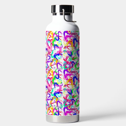 Flasche mit multiversen Herzklopfen (links)