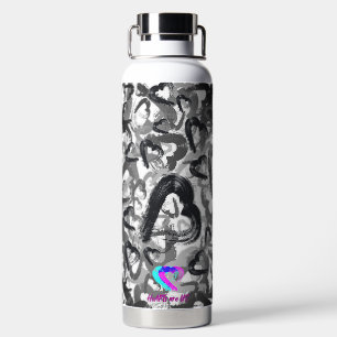 Flasche mit multiversen Herzklopfen