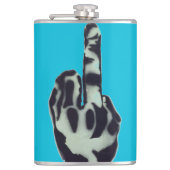 Flasche mit Name Flachmann (Vorderseite)