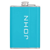 Flasche mit Name Flachmann (Rückseite)