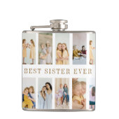 Flasche mit personalisierten Schwestern | Benutzer Flachmann (Vorderseite)