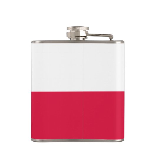 Flasche mit polnischer Flagge Flachmann (Rückseite)