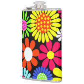 Flasche mit Power aus der hinteren Feder Blume Flachmann (Links)