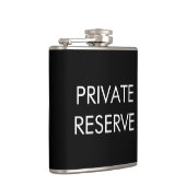 Flasche mit Privatreserven Flachmann (Rechts)