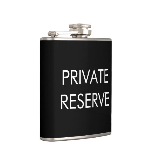 Flasche mit Privatreserven Flachmann (Rechts)