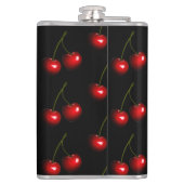 Flasche mit Red Sweet Cherries Flachmann (Rückseite)