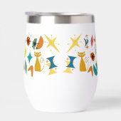 Flasche mit Retro-Muster Mitte des Jahrhunderts (Rechts)