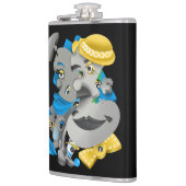 Flasche mit Rückenlehne Flachmann (Links)