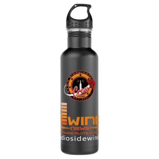 Flasche mit Sidewinder Edelstahlflasche (Vorderseite)