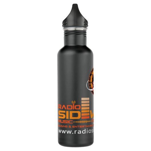 Flasche mit Sidewinder Edelstahlflasche (Links)