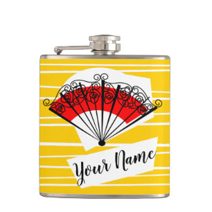 Flasche mit spanischem Lüftername Flachmann