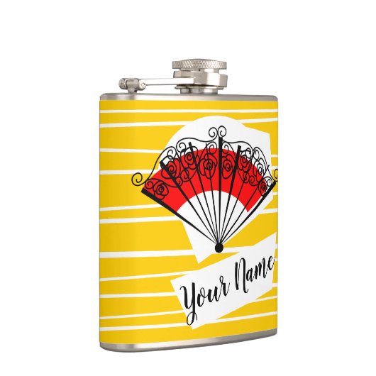 Flasche mit spanischem Lüftername Flachmann (Rechts)