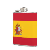 Flasche mit spanischer Flagge Flachmann (Links)