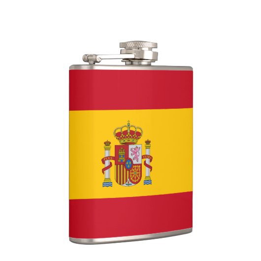 Flasche mit spanischer Flagge Flachmann (Rechts)