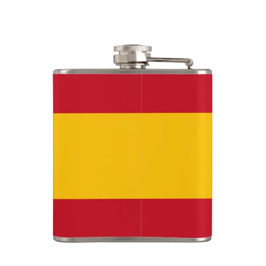 Flasche mit spanischer Flagge Flachmann (Rückseite)