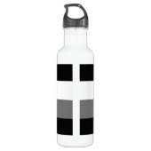 Flasche mit Strickwasser Edelstahlflasche (Rückseite)