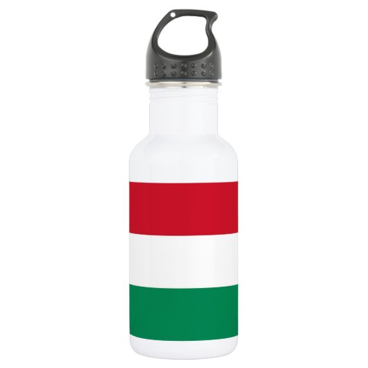 Flasche mit ungarischer Flagge Trinkflasche (Vorderseite)