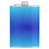 Flasche mit Vinyl-Beschichtung Flachmann (Vorderseite)