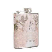 Flasche mit Vinyl-Ummantelung Flachmann (Rechts)