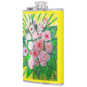Flasche mit Vinyl-Ummantelung Flachmann (Links)