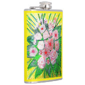 Flasche mit Vinyl-Ummantelung Flachmann (Rechts)