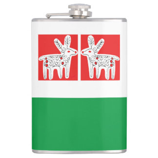 Flasche mit Vinyl-Ummantelung Flachmann