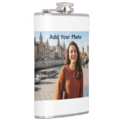 Flasche mit Vinyl-Ummantelung Flachmann (Rechts)