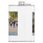 Flasche mit Vinyl-Ummantelung Flachmann (Rückseite)