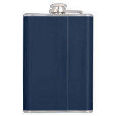 Flasche mit Vinyl-Ummantelung - Trauzeuge Flachmann (Rückseite)