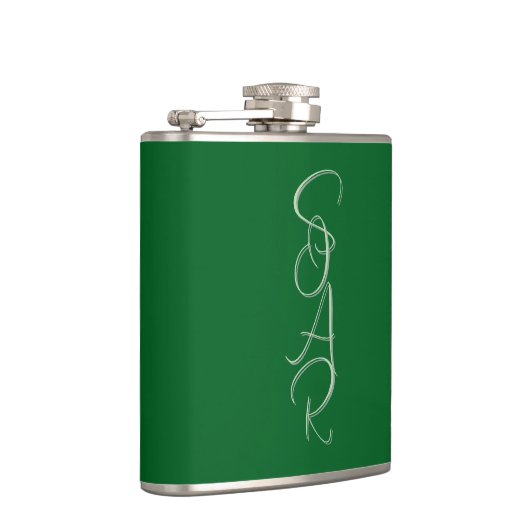 Flasche mit Vinyl umwickelt Flachmann (Rechts)