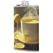 Flasche mit Vinylfolie Flachmann (Links)