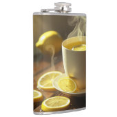 Flasche mit Vinylfolie Flachmann (Rechts)