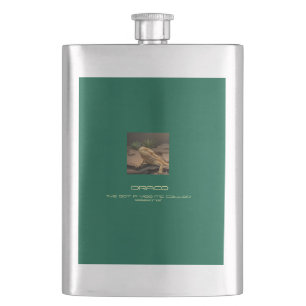 Flasche mit Vinylfolie Flachmann
