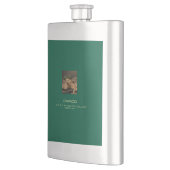 Flasche mit Vinylfolie Flachmann (Links)