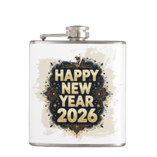 Flasche mit Vinylfolierung Flachmann