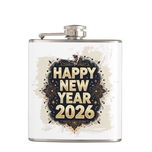 Flasche mit Vinylfolierung Flachmann (Vorderseite)