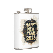 Flasche mit Vinylfolierung Flachmann (Rechts)
