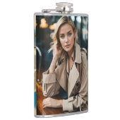 Flasche mit Vinylummantelung Flachmann (Rechts)
