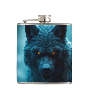 Flasche mit Vinylummantelung Flachmann