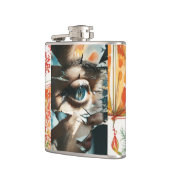 Flasche mit Vinylummantelung Flachmann (Links)