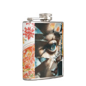 Flasche mit Vinylummantelung Flachmann (Rechts)
